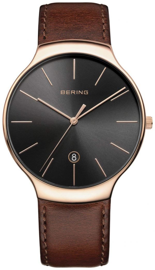 Bering Classic 13338-562 Kello Musta / Nahka