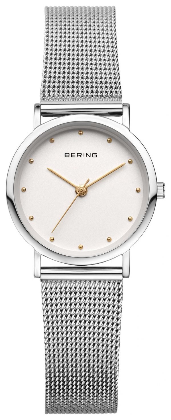 Bering Classic 13426-001 Kello Valkoinen / Teräs