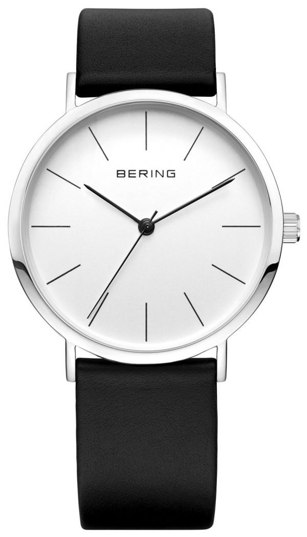 Bering Classic 13436-404 Kello Valkoinen / Nahka