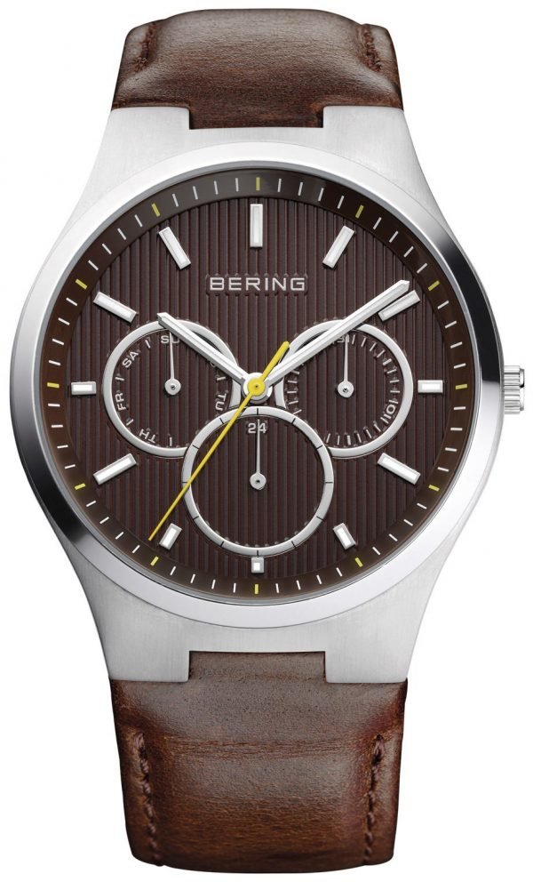 Bering Classic 13841-505 Kello Ruskea / Nahka