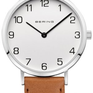 Bering Classic 13934-504 Kello Valkoinen / Nahka