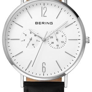 Bering Classic 14240-404 Kello Valkoinen / Nahka