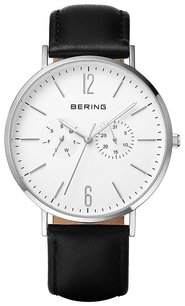 Bering Classic 14240-404 Kello Valkoinen / Nahka