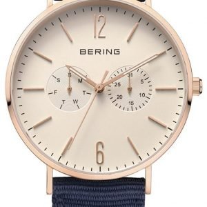 Bering Classic 14240-564 Kello Valkoinen / Tekstiili