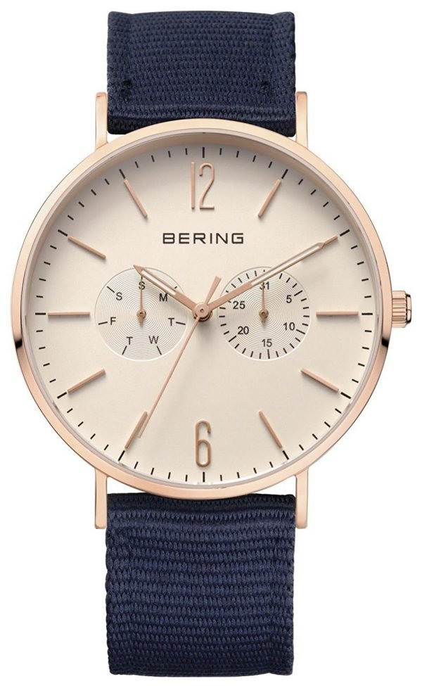 Bering Classic 14240-664 Kello Valkoinen / Tekstiili