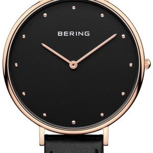 Bering Classic 14839-462 Kello Musta / Nahka