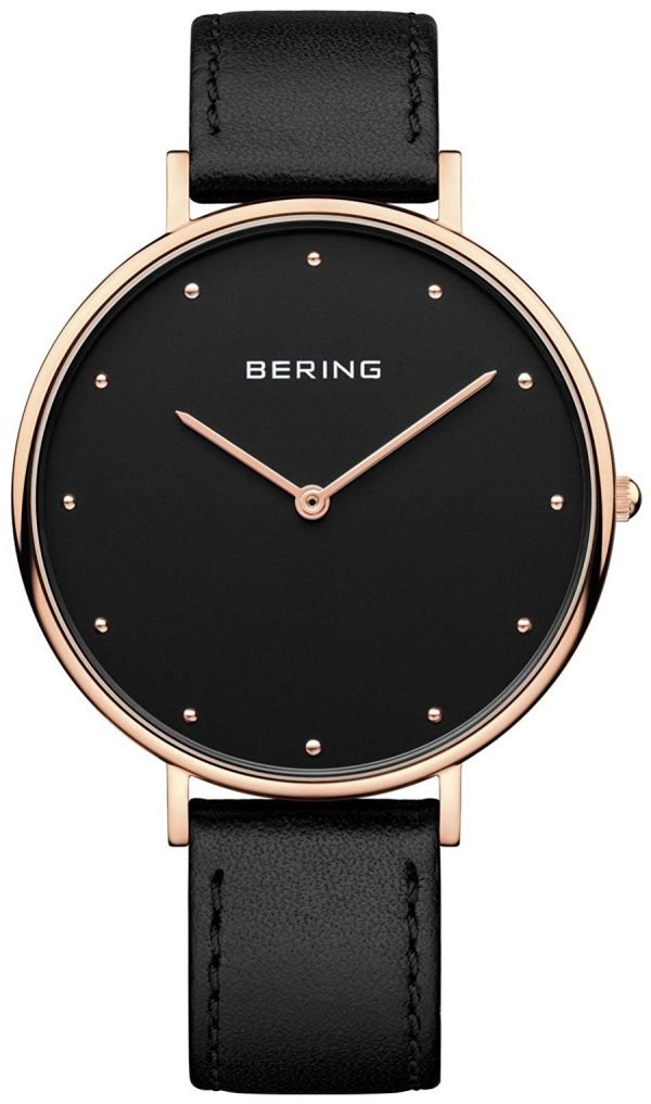 Bering Classic 14839-462 Kello Musta / Nahka