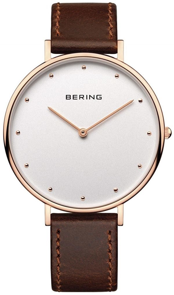 Bering Classic 14839-564 Kello Valkoinen / Nahka