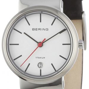 Bering Titanium 11029-404 Kello Valkoinen / Nahka