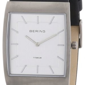 Bering Titanium 11233-400 Kello Valkoinen / Nahka