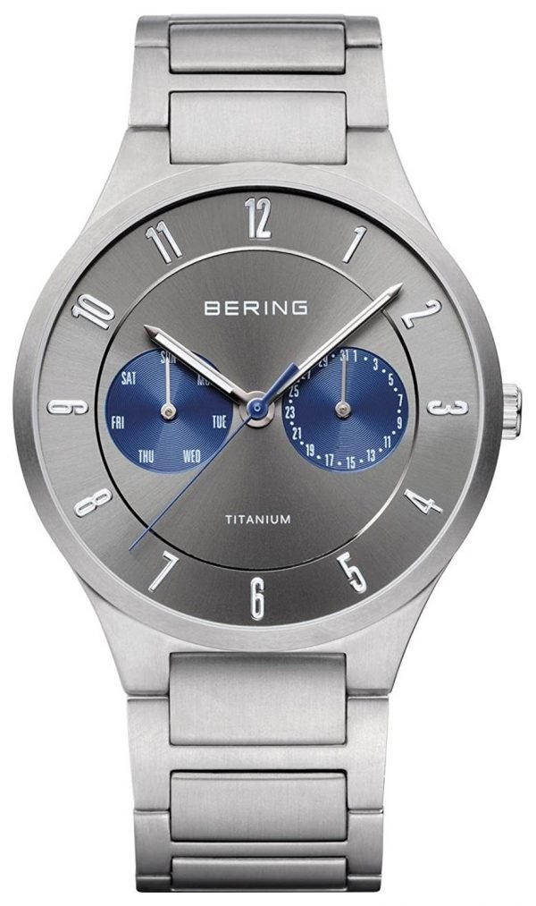 Bering Titanium 11539-777 Kello Hopea / Titaani