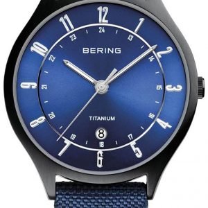 Bering Titanium 11739-827 Kello Sininen / Tekstiili