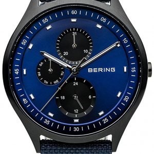 Bering Titanium 11741-827 Kello Sininen / Nahka