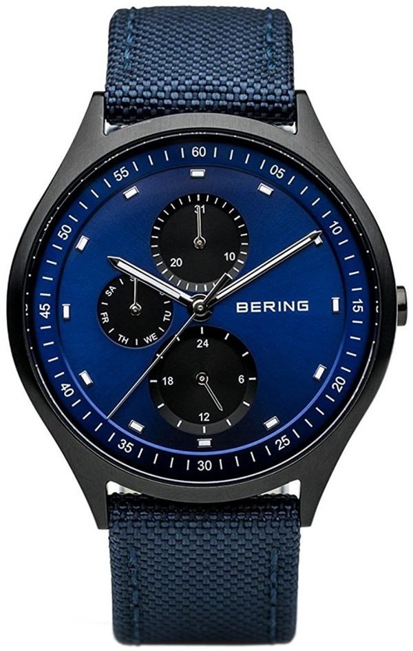 Bering Titanium 11741-827 Kello Sininen / Nahka