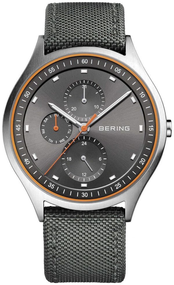 Bering Titanium 11741-879 Kello Harmaa / Nahka