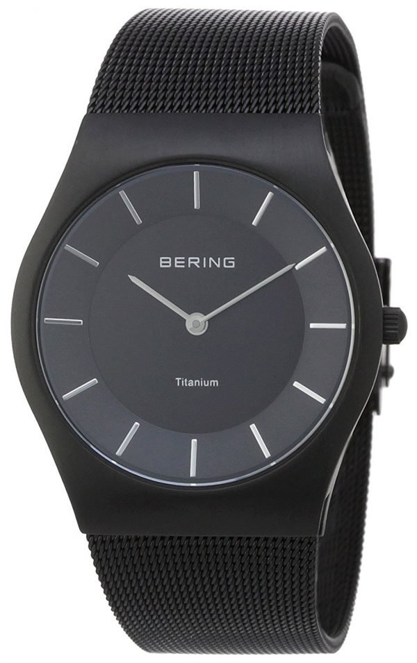 Bering Titanium 11935-222 Kello Musta / Titaani