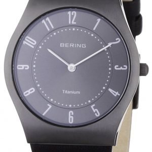 Bering Titanium 11935-404 Kello Harmaa / Nahka