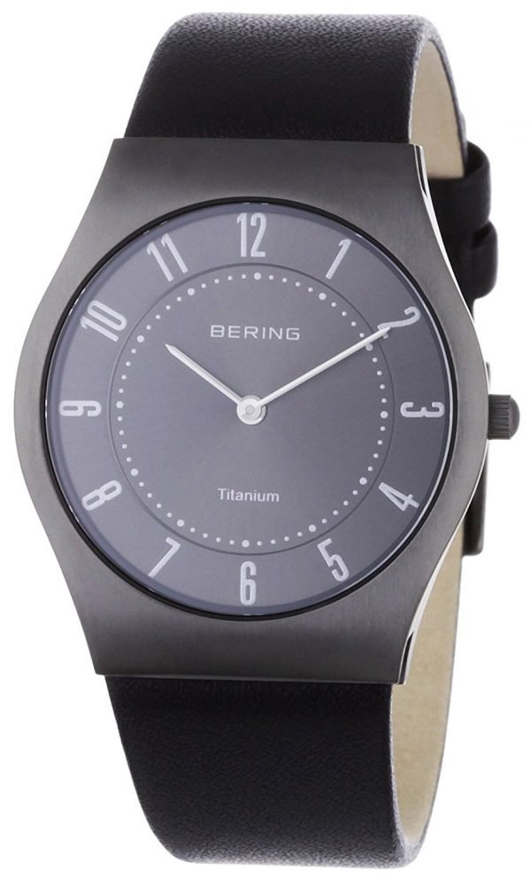 Bering Titanium 11935-404 Kello Harmaa / Nahka