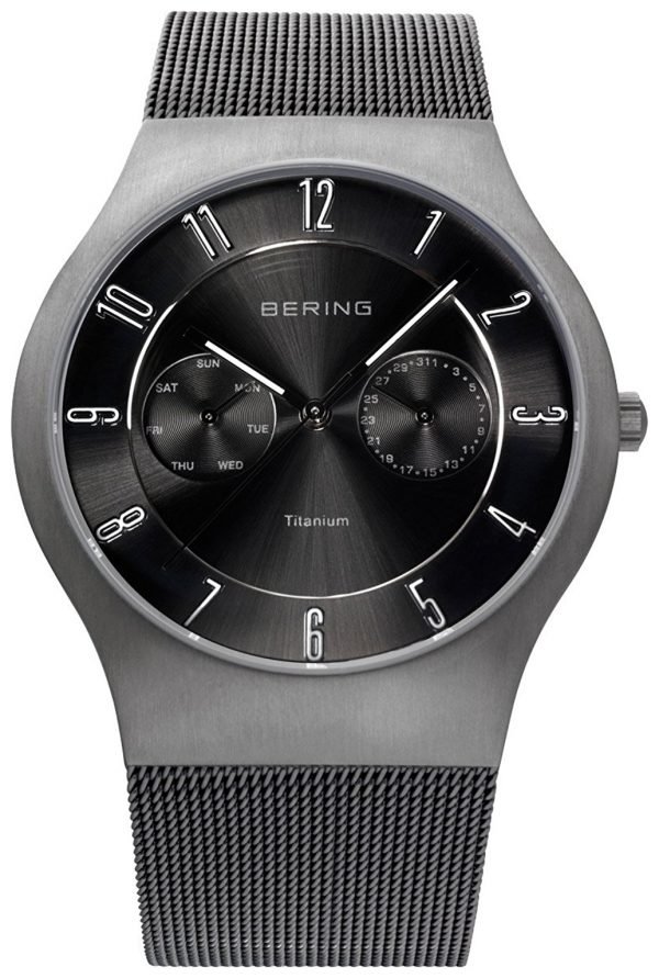 Bering Titanium 11939-077 Kello Musta / Titaani