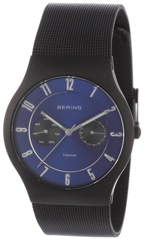 Bering Titanium 11939-078 Kello Sininen / Titaani