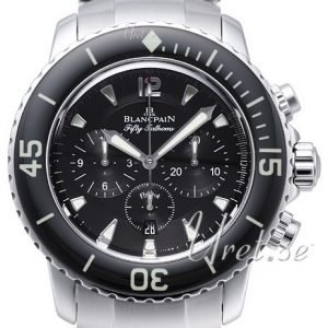 Blancpain Fifty Fathoms 5085f-1130-71s Kello Musta / Teräs