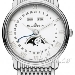 Blancpain Villeret 6654-1127-Mmb Kello Valkoinen / Teräs