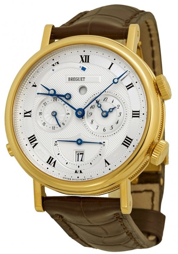 Breguet Classique 5707ba-12-9v6 Kello Hopea / Nahka