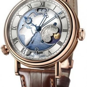 Breguet Classique 5717br-Eu-9zu Kello Hopea / Nahka