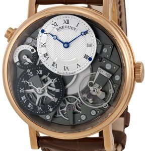 Breguet Tradition 7067br-G1-9w6 Kello Hopea / Nahka