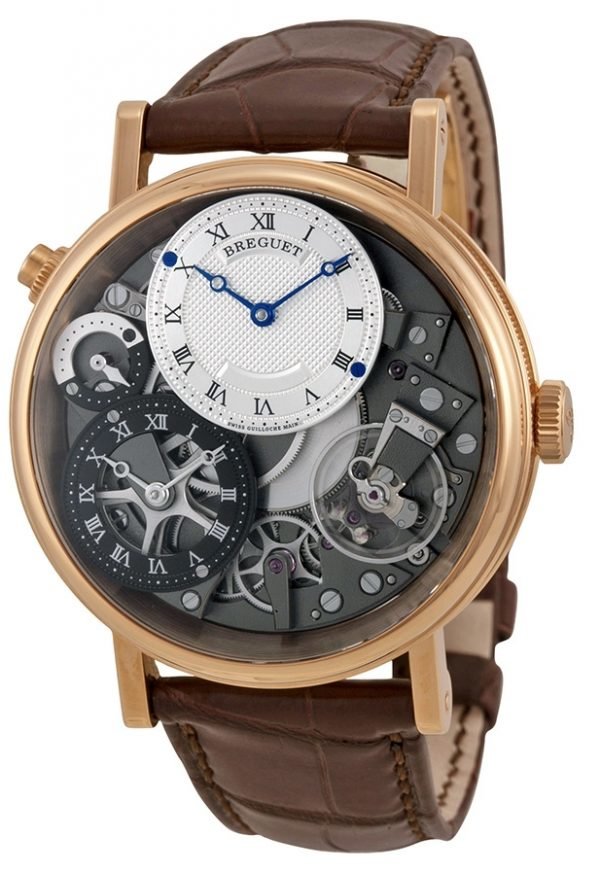 Breguet Tradition 7067br-G1-9w6 Kello Hopea / Nahka