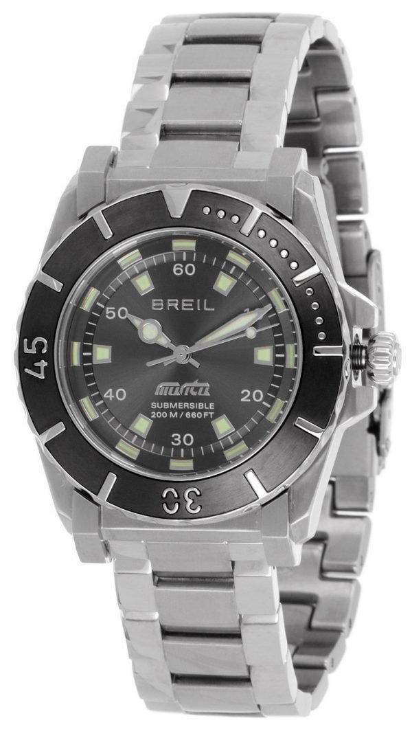 Breil Manta Tw0734 Kello Harmaa / Teräs