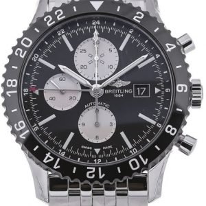 Breitling Chronoliner Y2431012-Be10-443a Kello Musta / Teräs