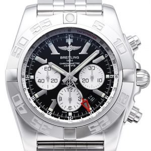 Breitling Chronomat Gmt Ab041012-Ba69-383a Kello Musta / Teräs