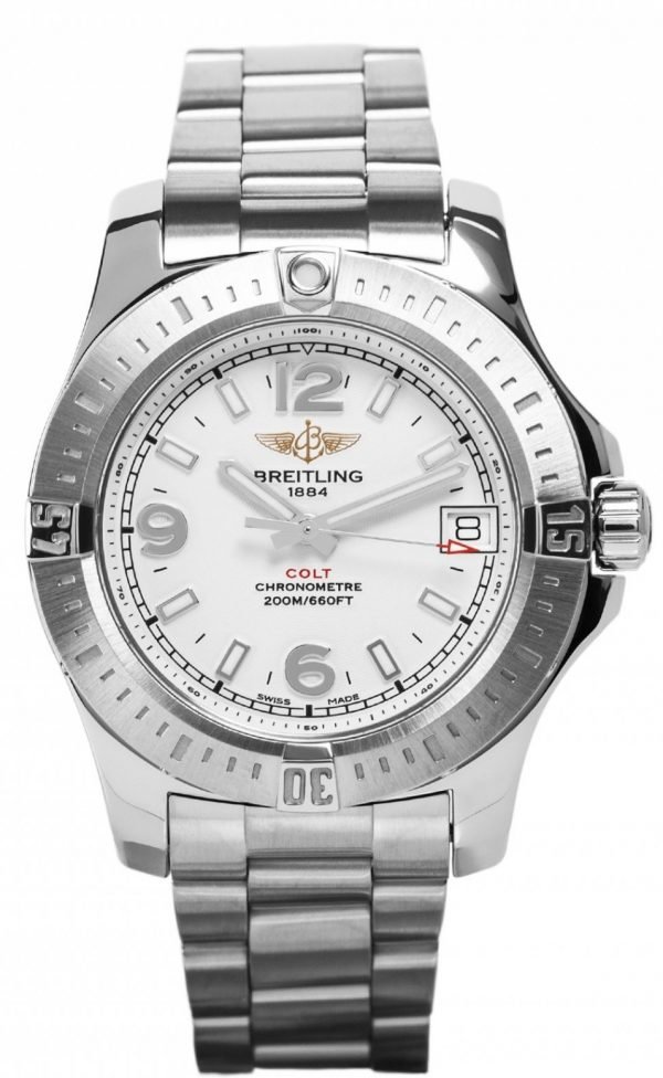 Breitling Colt 36 A7438911-G803-178a Kello Hopea / Teräs