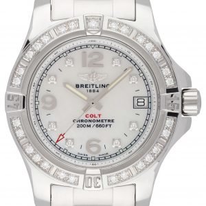 Breitling Colt Lady A7738853-A769-175a Kello Valkoinen / Teräs