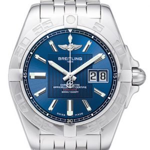 Breitling Galactic 41 A49350l2-C806-366a Kello Sininen / Teräs