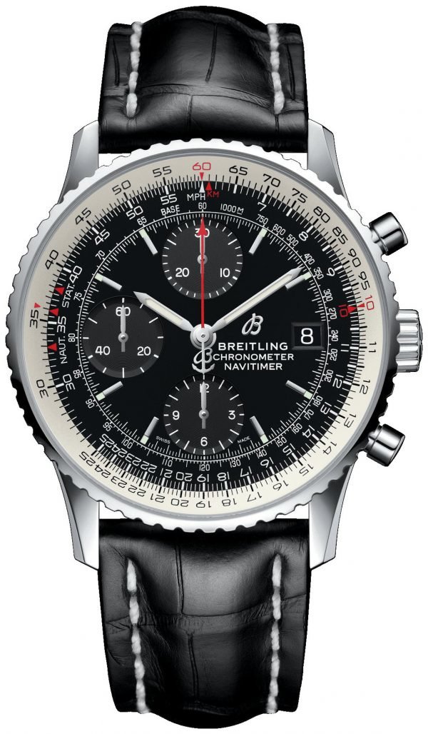 Breitling Navitimer 01 A13324121b1p1 Kello Musta / Nahka