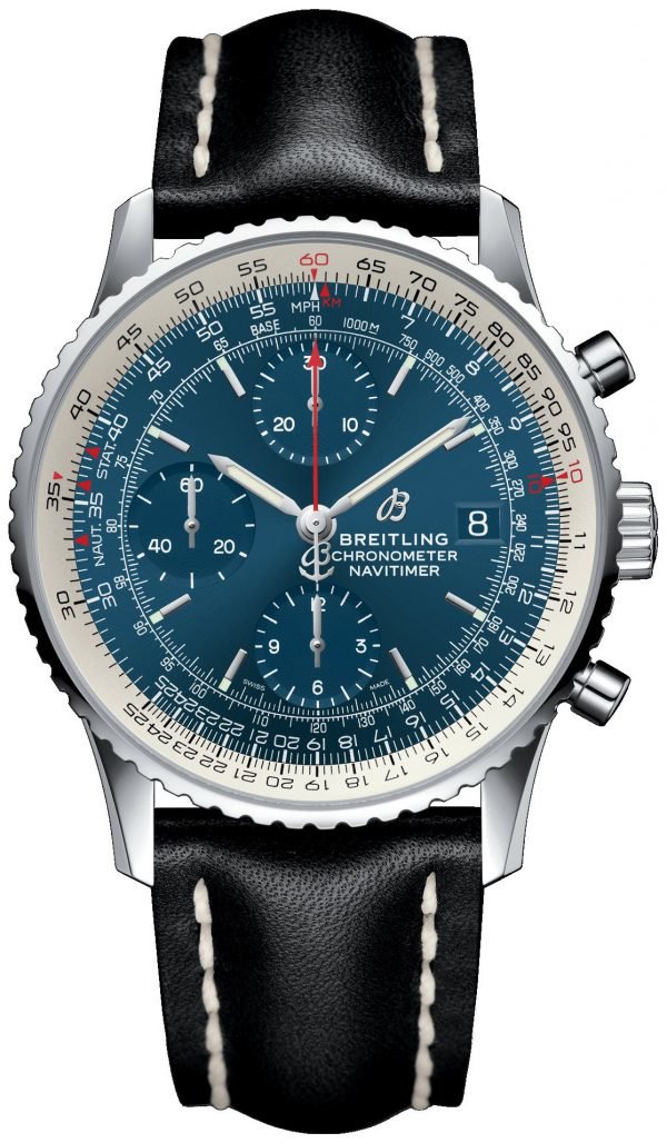 Breitling Navitimer 01 A13324121c1x1 Kello Sininen / Nahka