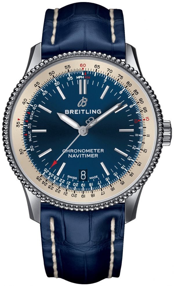 Breitling Navitimer 01 A17325211c1p1 Kello Sininen / Nahka