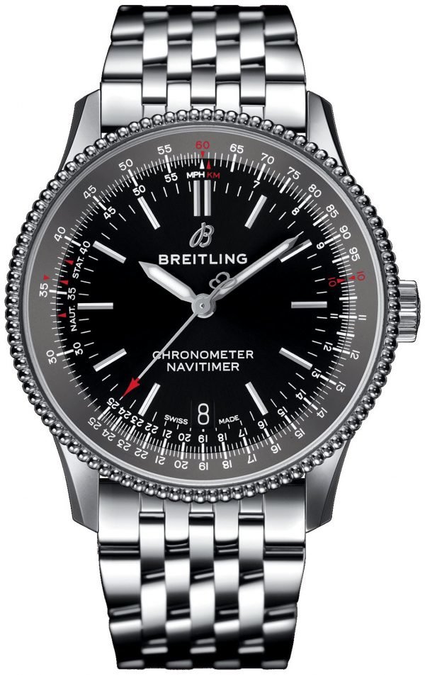 Breitling Navitimer 01 A17325241b1a1 Kello Musta / Teräs