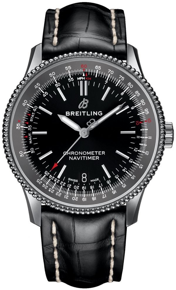 Breitling Navitimer 01 A17325241b1p1 Kello Musta / Nahka