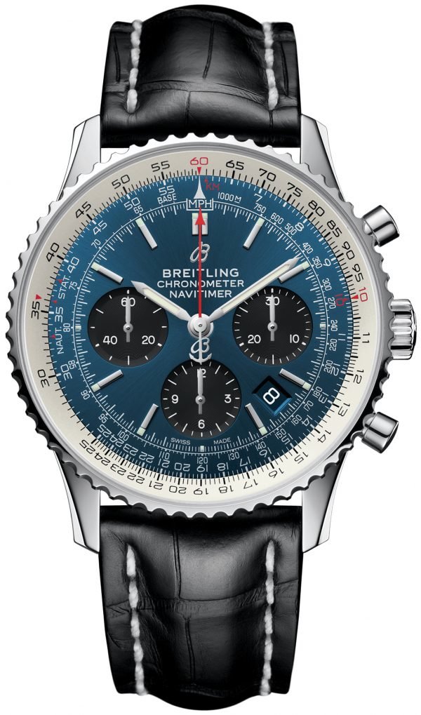 Breitling Navitimer 01 Ab0121211c1p1 Kello Sininen / Nahka