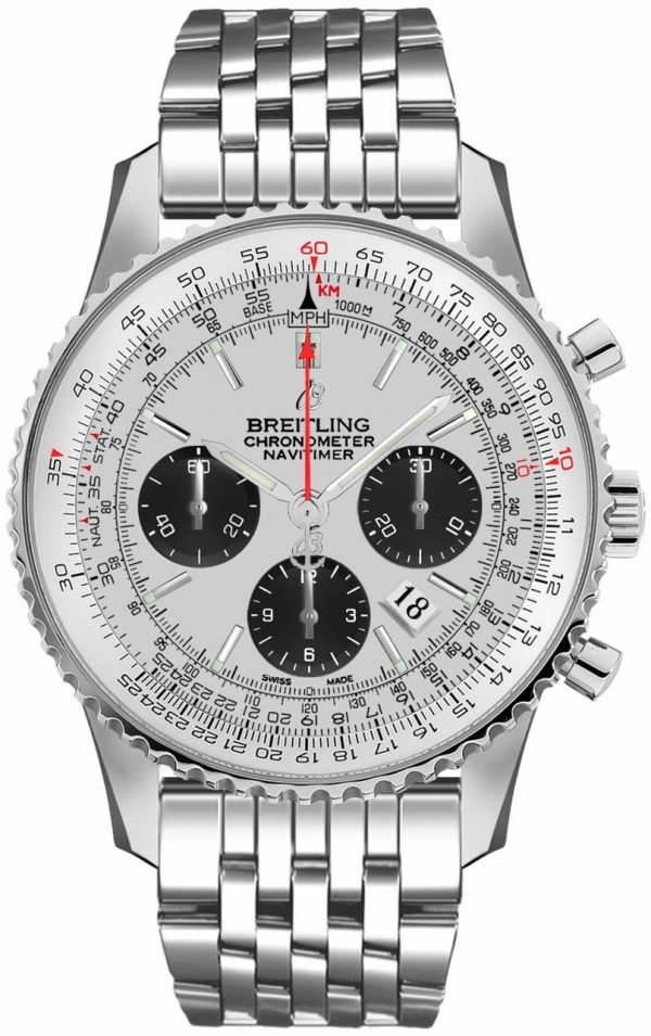 Breitling Navitimer 01 Ab0121211g1a1 Kello Hopea / Teräs