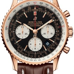 Breitling Navitimer 01 Rb0121211b1p1 Kello Musta / Nahka