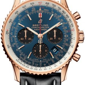 Breitling Navitimer 01 Rb0121211c1p1 Kello Sininen / Nahka