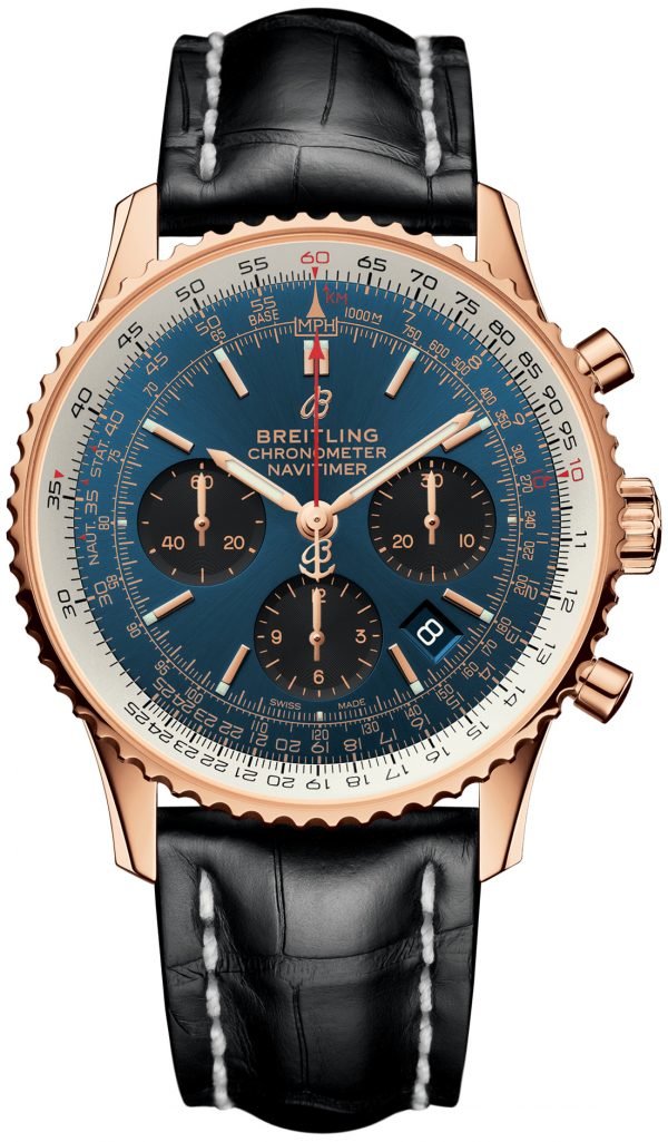 Breitling Navitimer 01 Rb0121211c1p1 Kello Sininen / Nahka