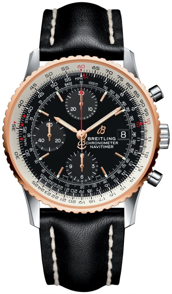 Breitling Navitimer 01 U13324211b1x1 Kello Musta / Nahka