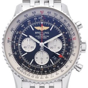 Breitling Navitimer Gmt Ab044121-Bd24-443a Kello Musta / Teräs