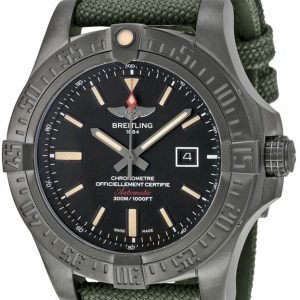 Breitling V1731010-Bd12-105w-M20basa.1 Kello Musta / Tekstiili