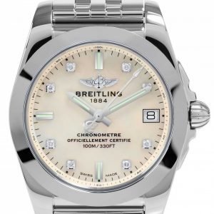 Breitling W7433012-A780-376a Kello Valkoinen / Teräs